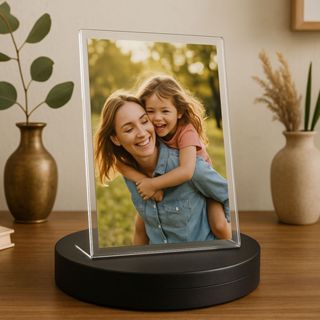 Porta Retrato Em Acrílico 2mm Cristal 10x15 cm Decoração Moderna em Oferta na Shopee