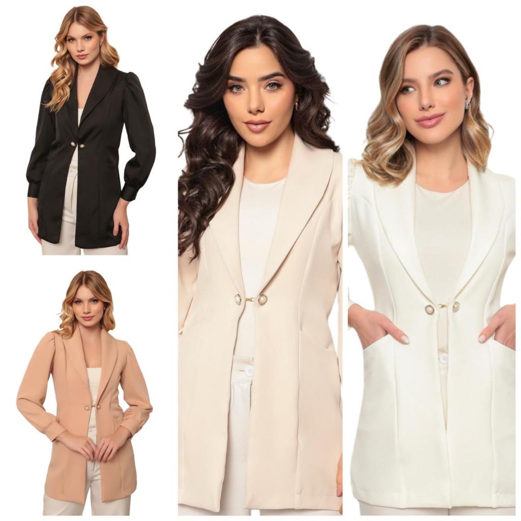 Jaleco Feminino Grace  Alfaiataria Várias Cores Gardenia Uniformes em Oferta na Shopee