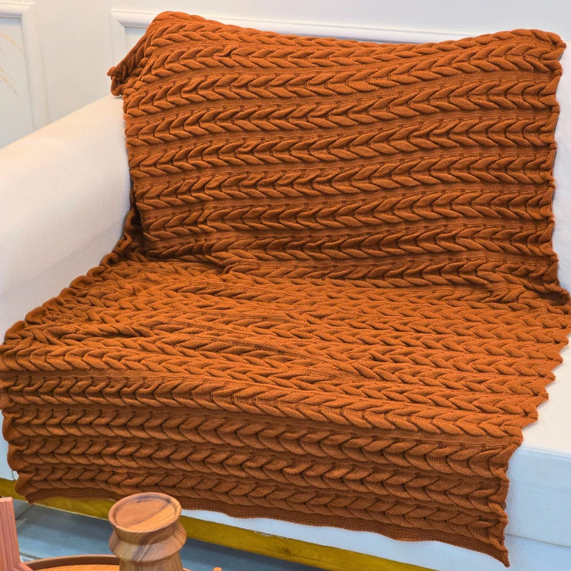 Manta Decorativa de Tricot para Sofá e Poltrona 150x100cm — foto 4