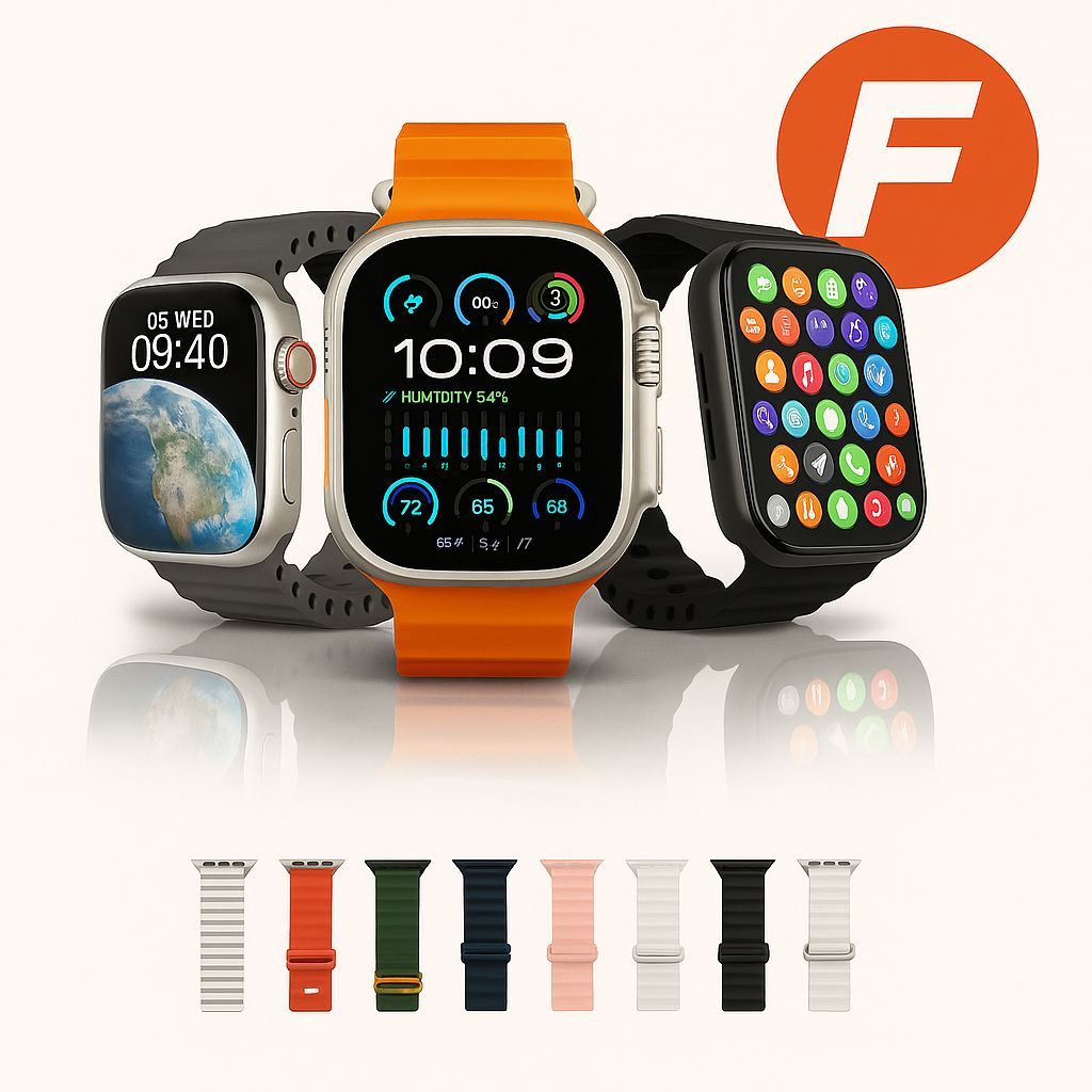 SMARTWATCH PRO 3 PREMIUM 2026  AMOLED + 4 PULSEIRAS  SERIE 11
