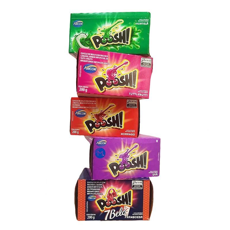 Chiclete Poosh Caixa 200 g - Arcor