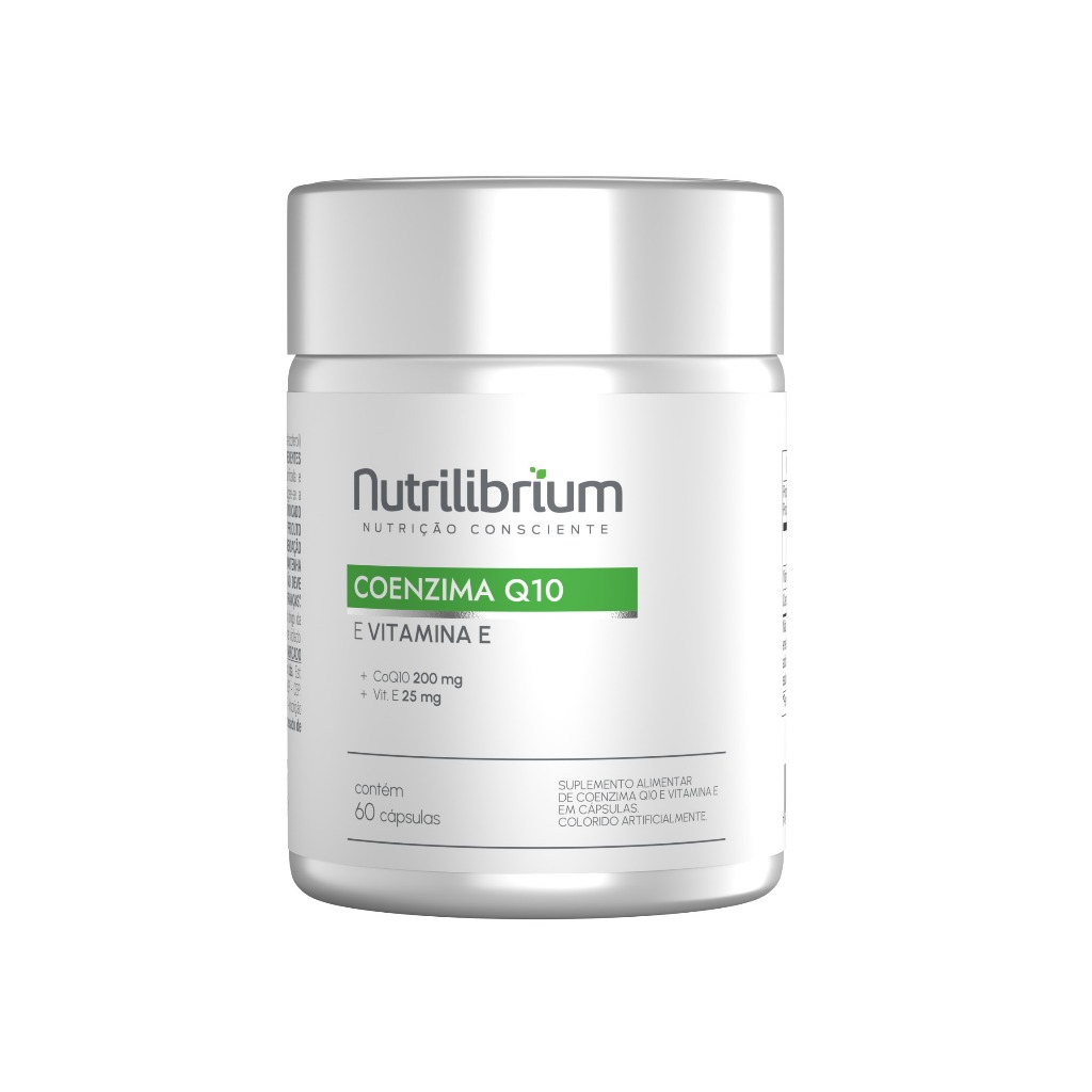 Coenzima Q10 Com Vitamina E 60 Cápsulas Nutrilibrium em Oferta na Shopee