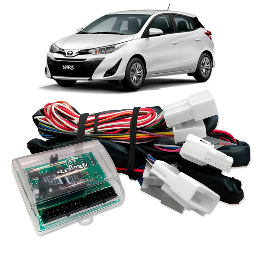 Módulo de Vidro Elétrico Tilt Down e Rebatimento Retrovisor Yaris XLS XS 2022 a 2025