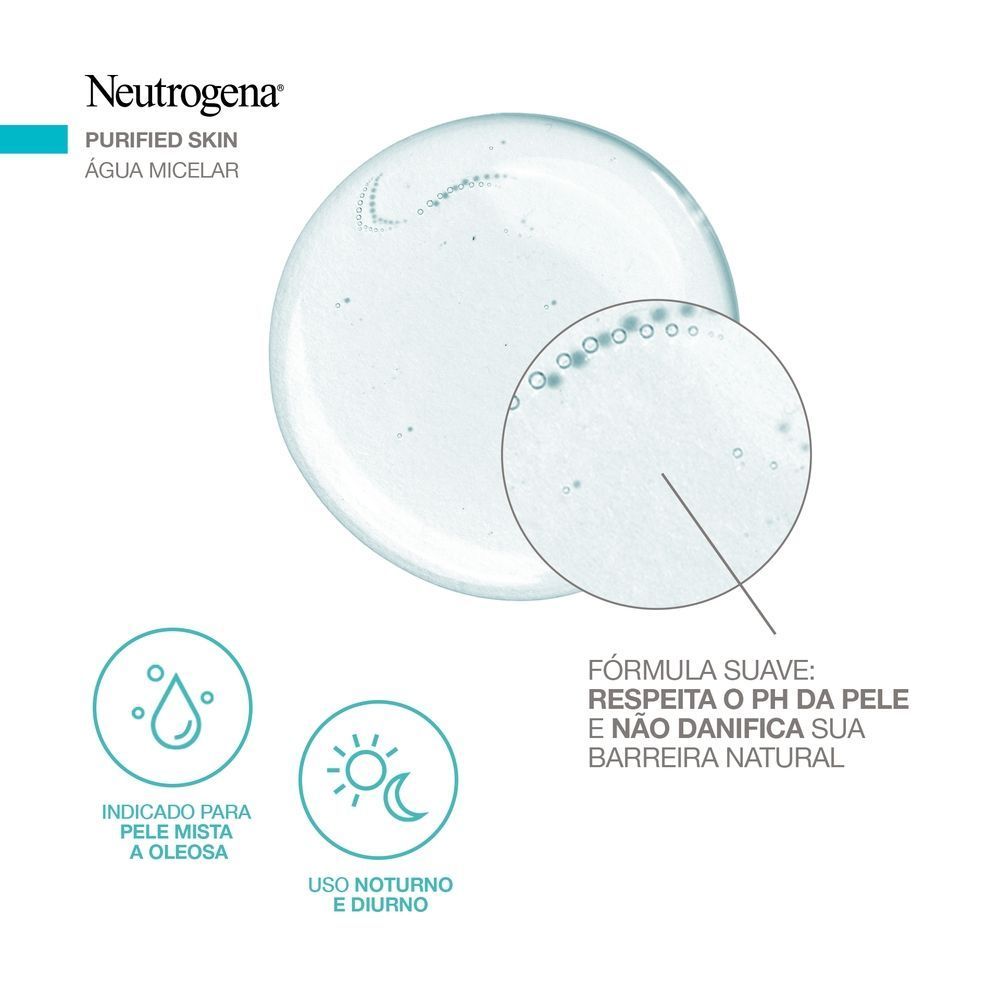 Água Micelar Demaquilante NEUTROGENA® Purified Skin, 200mL · foto 2