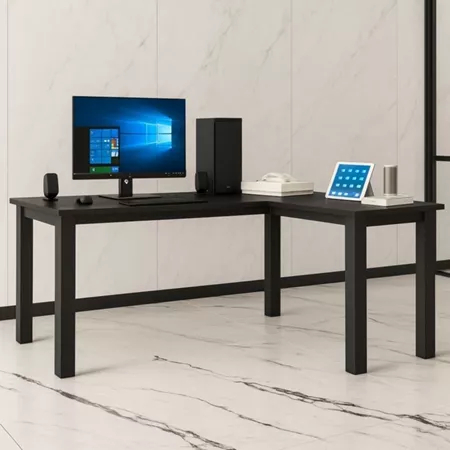 Mesa em L para Escritório Design Moderno e Espaçoso Escolha a Cor em Oferta na Shopee