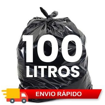 Sacos de lixo 100 Litros Resistente 100 unidades direto da fábrica