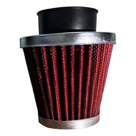 Filtro Ar Esportivo 38mm Moto Ybr 125 / Factor / TItan 125 / Fan / Bros 125 / Yes / Xtz / Shineray