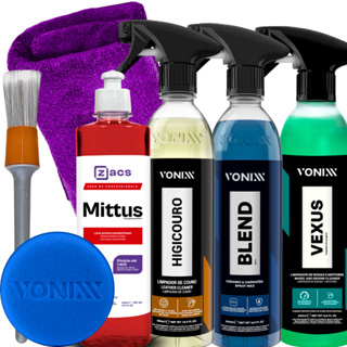 Kit Limpa Rodas Shampoo Mittus Higicouro Blend Spray Vonixx em Oferta na Shopee