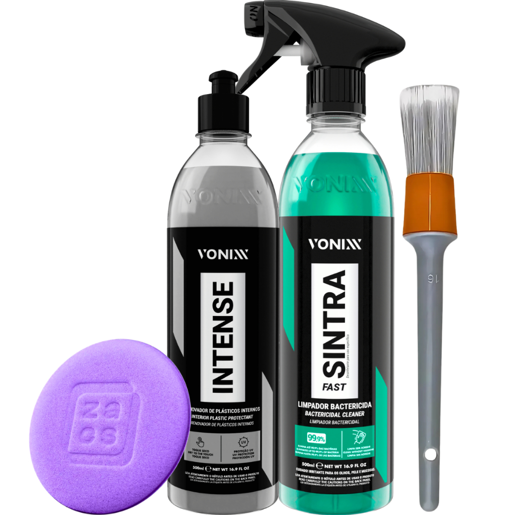 Produto Para Limpar Painel Sintra Fast + Intense Revitalizador Interno Plásticos Vonixx