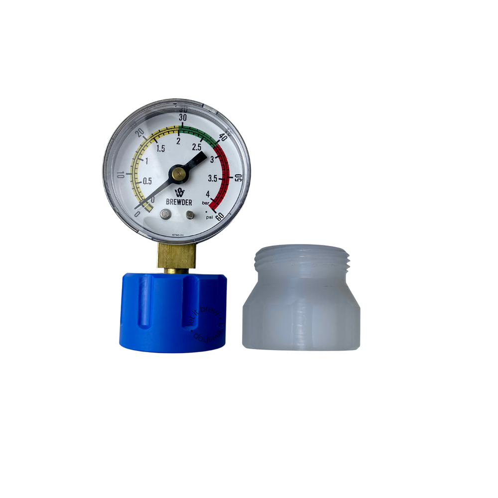 KIT MANÔMETRO COM ADAPTADOR PARA GARRAFA PET