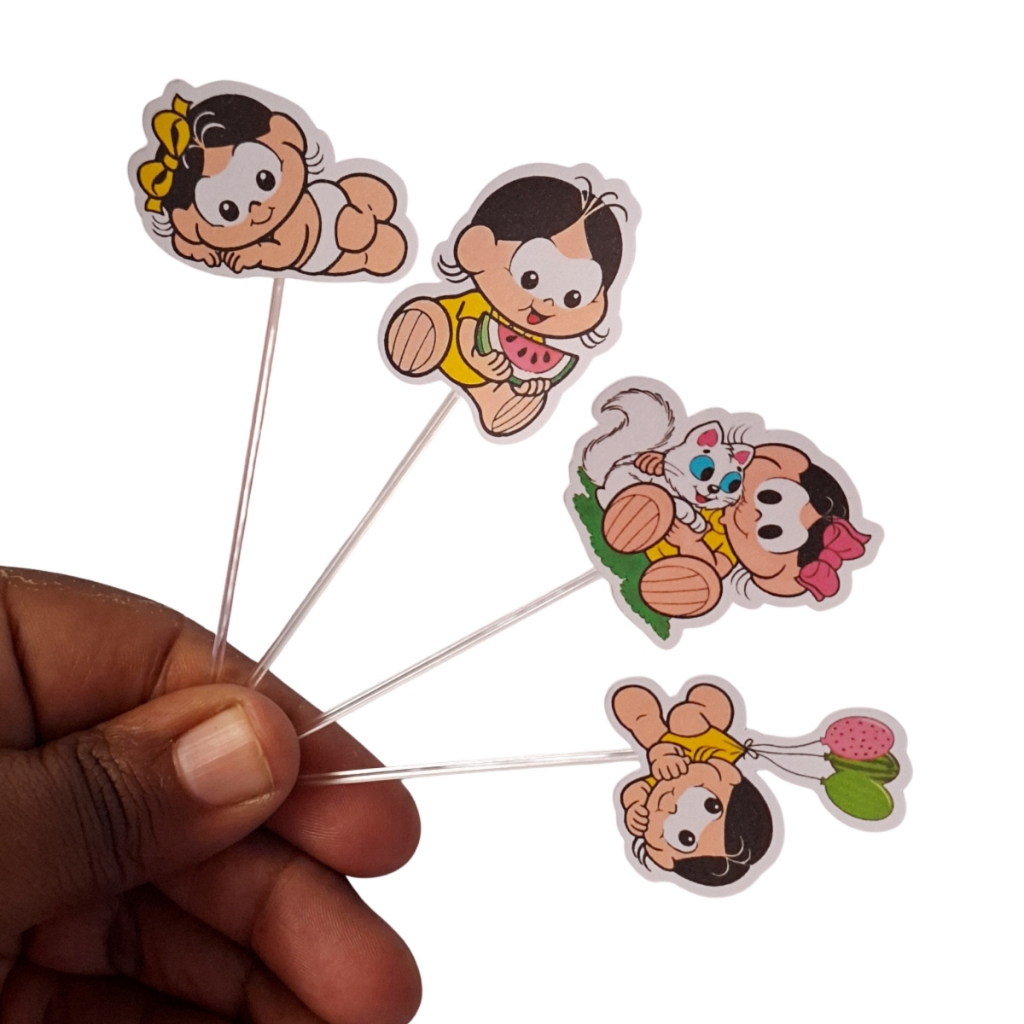 30 Topper para docinhos Decoração Festa Tema Magali Baby Tags Topo de docinho festa infantil