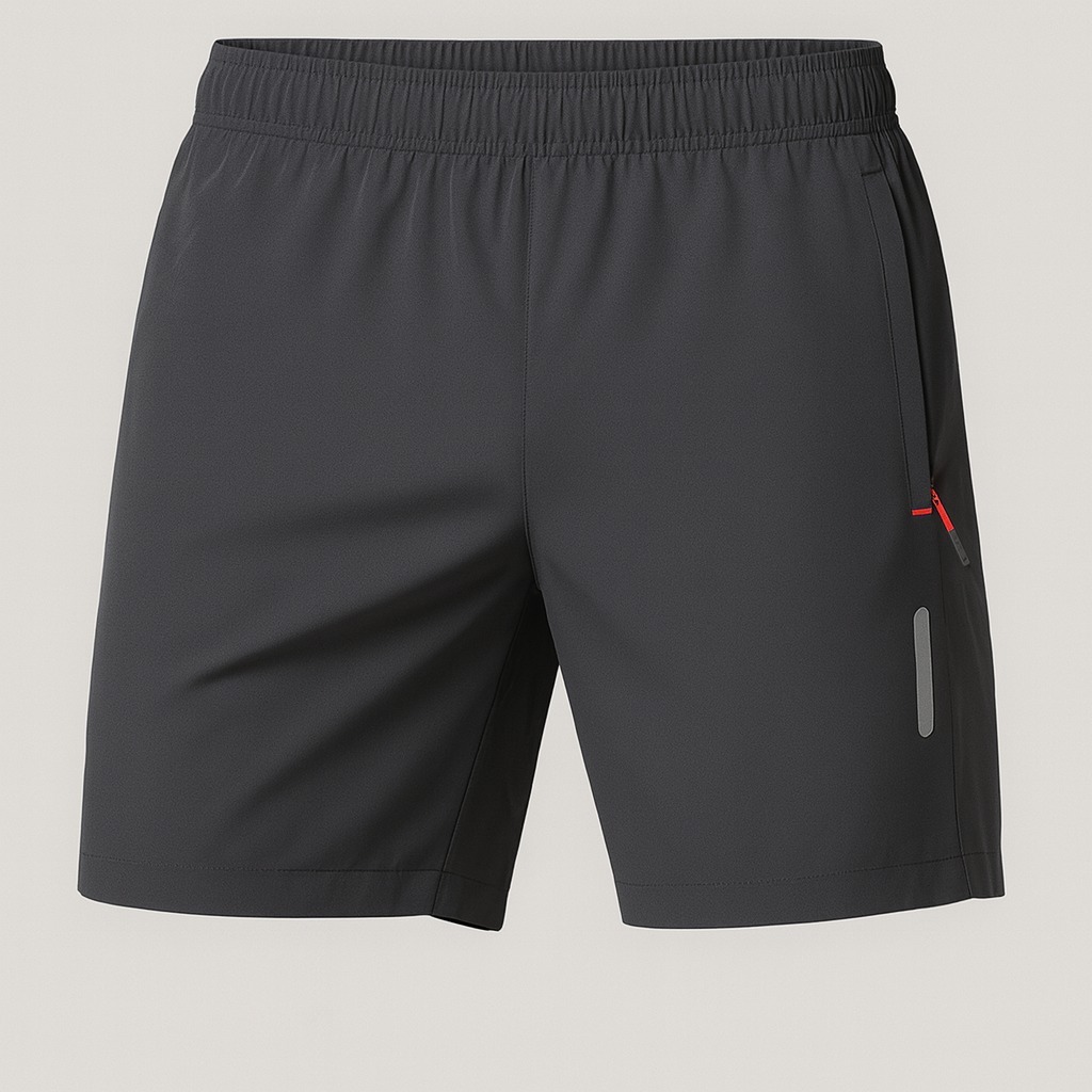 Shorts Masculino Treino e Lazer Premium Secagem Rápida e Tecido Leve com Zíper Lateral Dry Fit