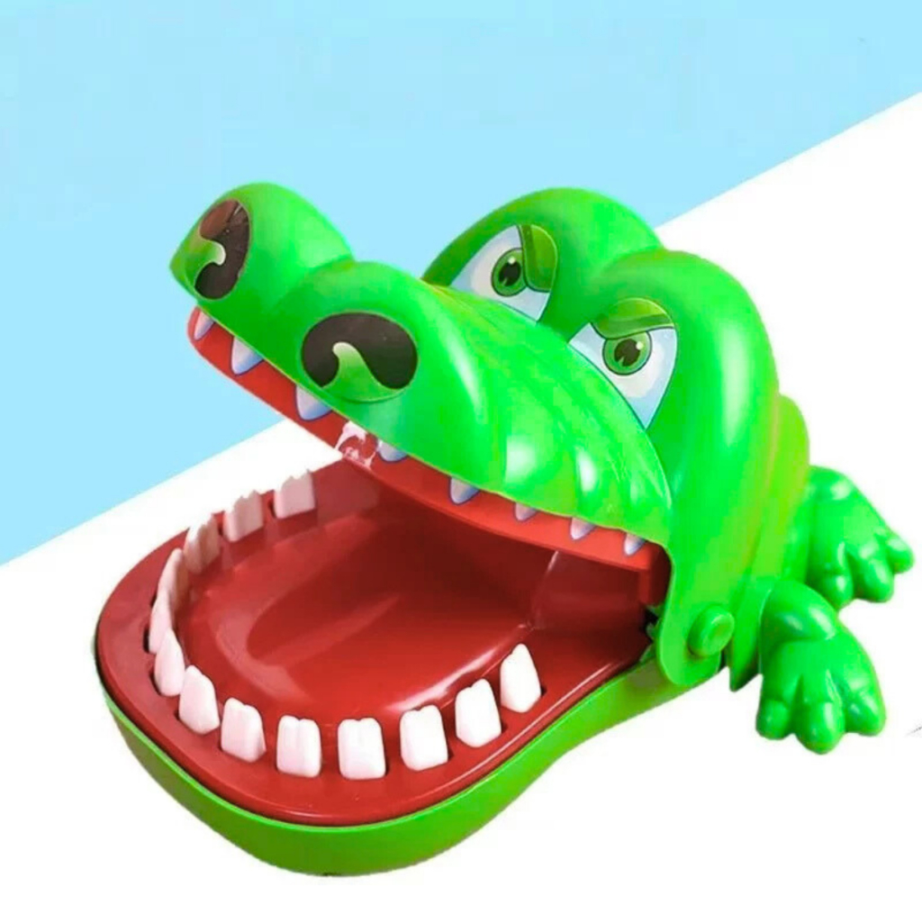 Crocodilo Morde Dedo Jacaré Brinquedo Jogo Desafio Croc Croc Morde Dedos