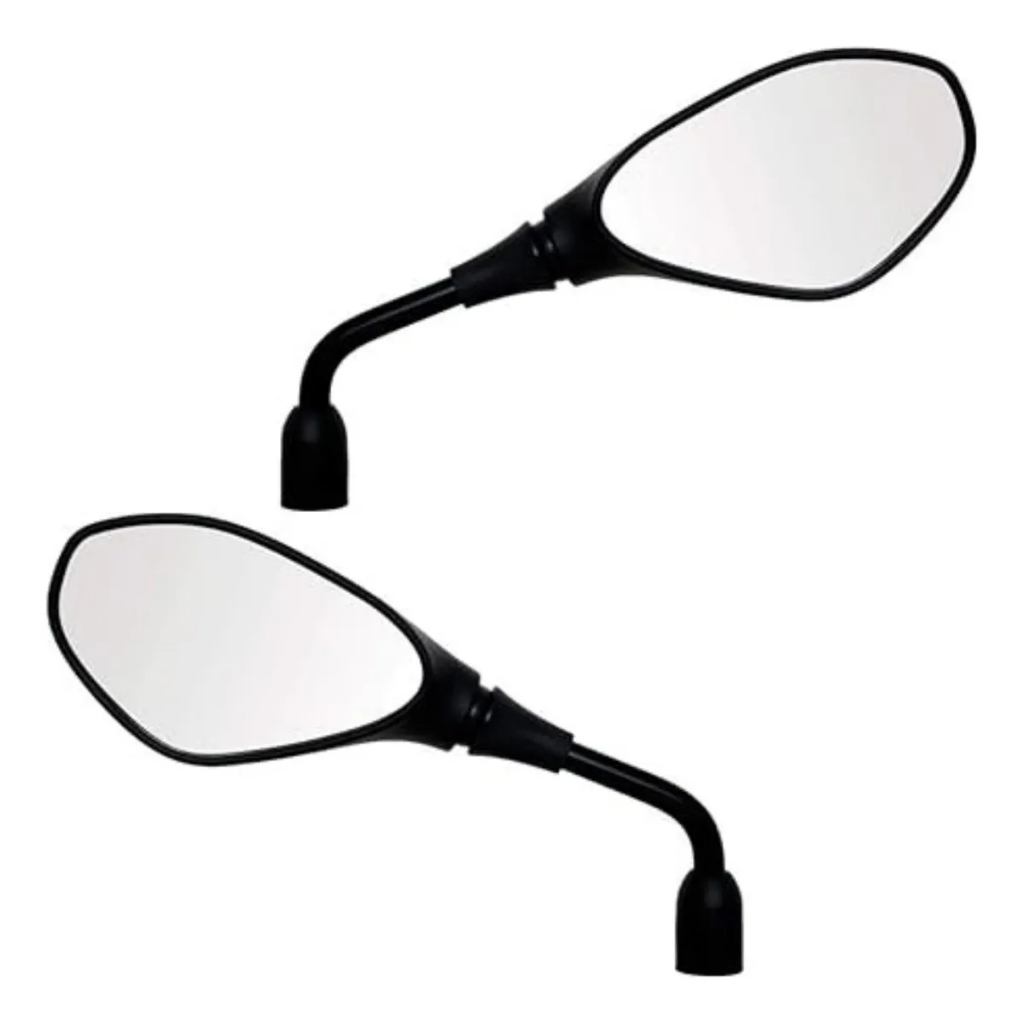 Par Espelho Retrovisor Bmw Gs 650 F800 F8 F 800 Rosca Honda/Yamaha Fixo Fácil Instalação