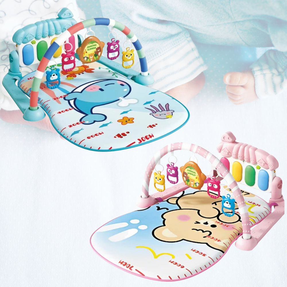 Tapete Atividades Musical Piano Portátil Dobrável Interativo Mobile Baby Reflexos Imaginação Coordenação Confortável Men