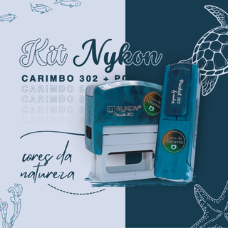 Kit Carimbo Nykon 302 + Nykon Pocket 302 VPower - Lançamento