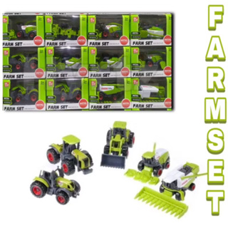 Colheitadeiras e Tratores ou vagões  Kit Colecionável  Farm Set Metal Diecast unidade em Oferta na Shopee