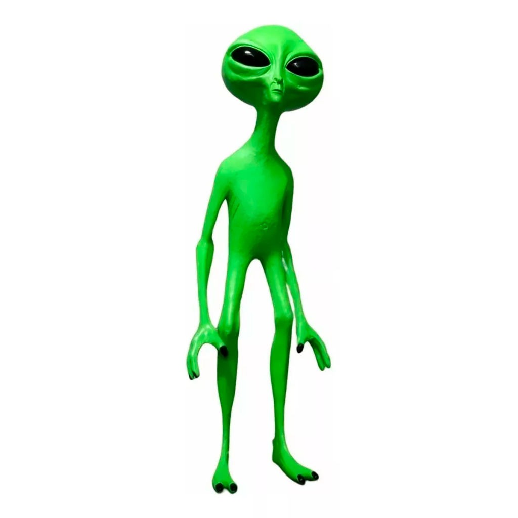Boneco Alienígena Et Extraterrestre Verde Decoração 75 Cm em Oferta na Shopee