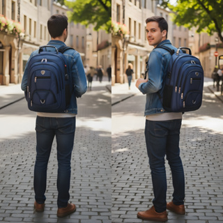 Mochila Impermeável XIAOBANG Executiva Notebook Trabalho Reforçada 40L em Oferta na Shopee