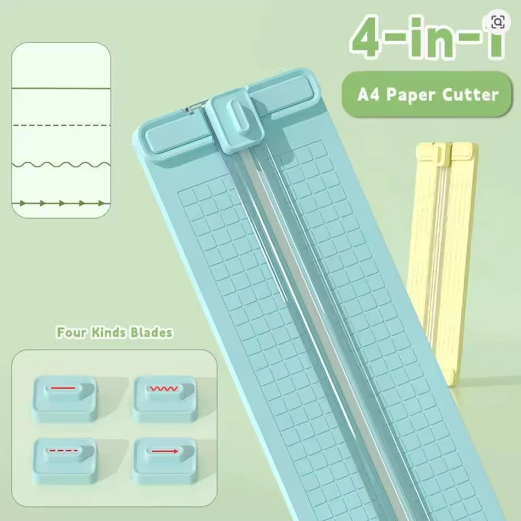 Guilhotina 4 em 1 Cortador De Papel A4 Portátil Fácil Manuseio Escritório em Oferta na Shopee
