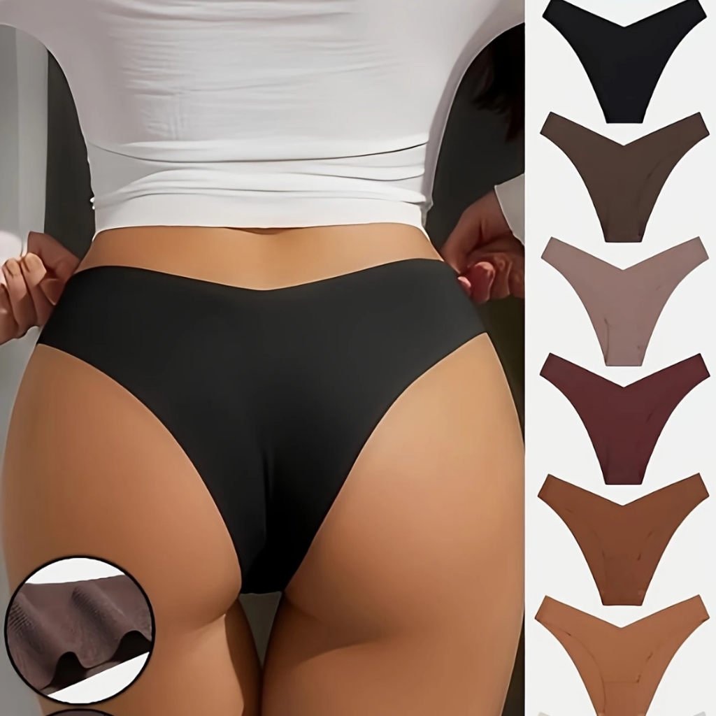 Kit 10 ou 4 Calcinhas Tanga Corte A Laser- Premium em Oferta na Shopee