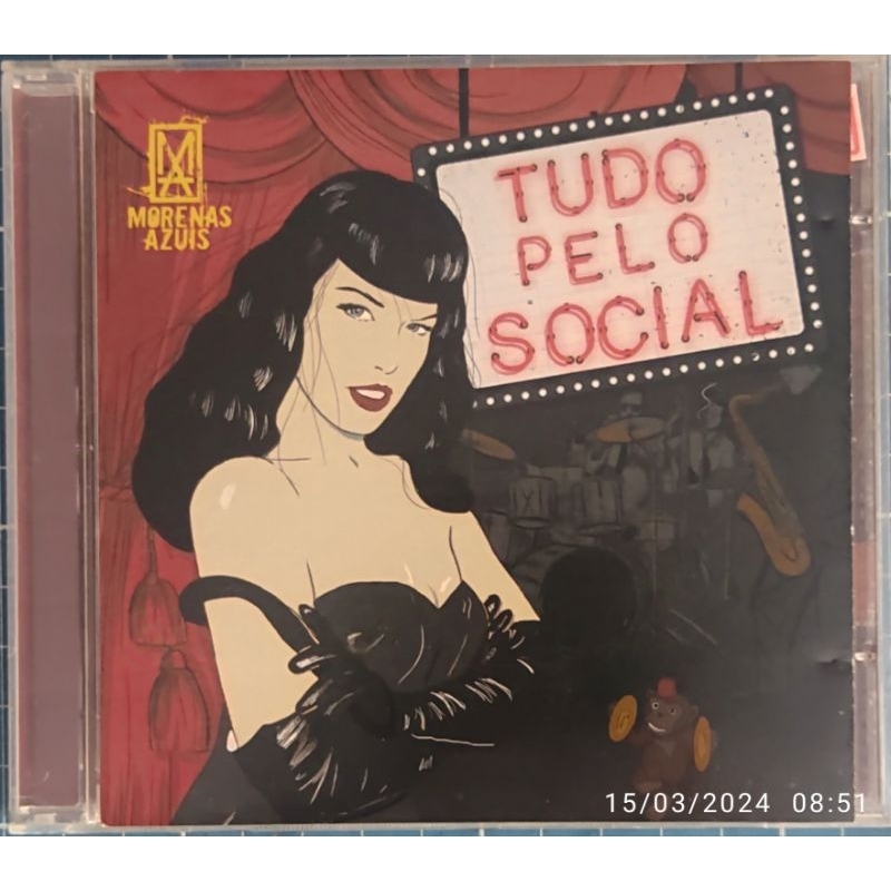 CD Morenas Azuis Tudo Pelo Social Punk Hardcore