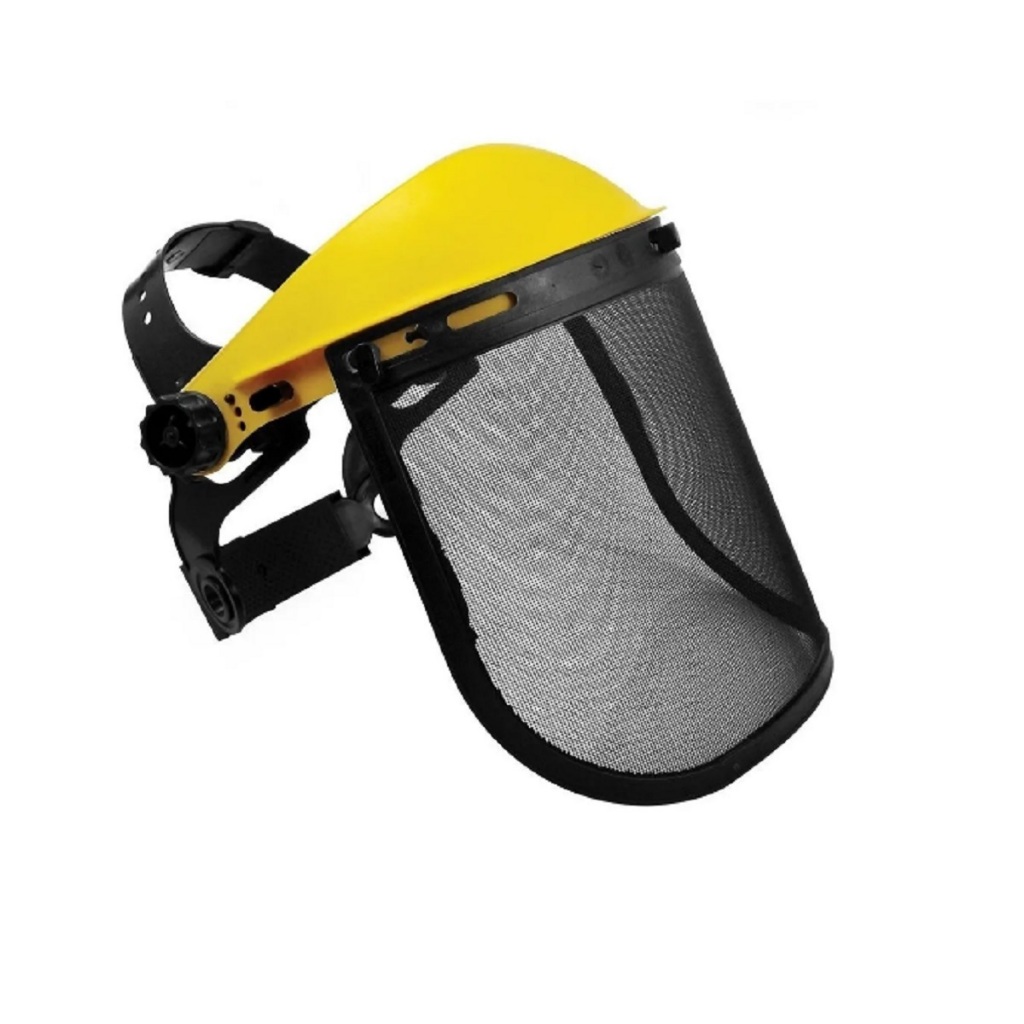 Protetor Facial Telado Aço para Operador de Roçadeira