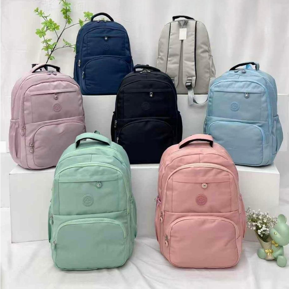 Mochila Feminina Escolar Faculdade Passeio e Trabalho Forrada em Nylon em Oferta na Shopee