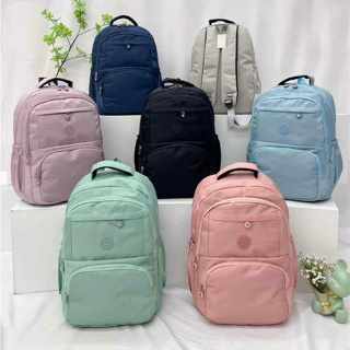 Mochila Feminina Escolar Faculdade Passeio e Trabalho Forrada em Nylon em Oferta na Shopee