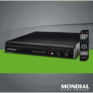 Aparelho de Karaokê DVD Player Mondial D-20 Bivolt. em Oferta na Shopee