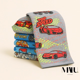 Kit 03 Toalhas de Banho Infantil Microfibra Estampada Desenhos Praia em Oferta na Shopee