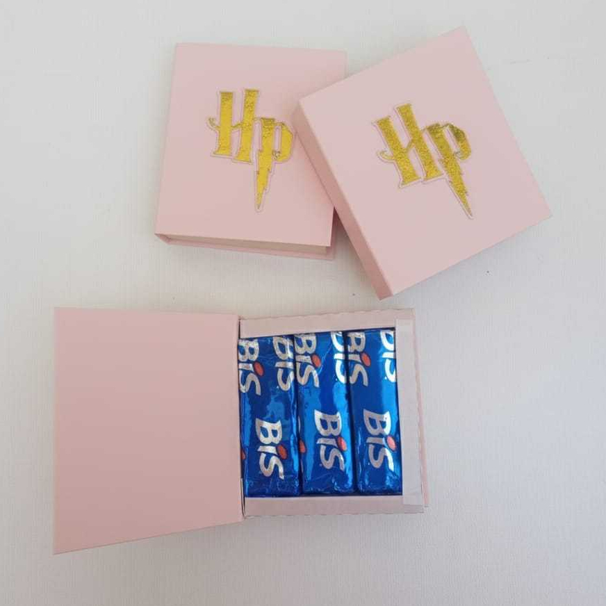 Porta Bis Livro Harry Potter /Lembrancinha de Festa /Aniversário /4 cores diferentes