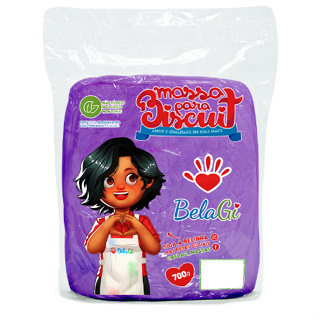 Massa para Biscuit BelaGi - Violeta 700g em Oferta na Shopee