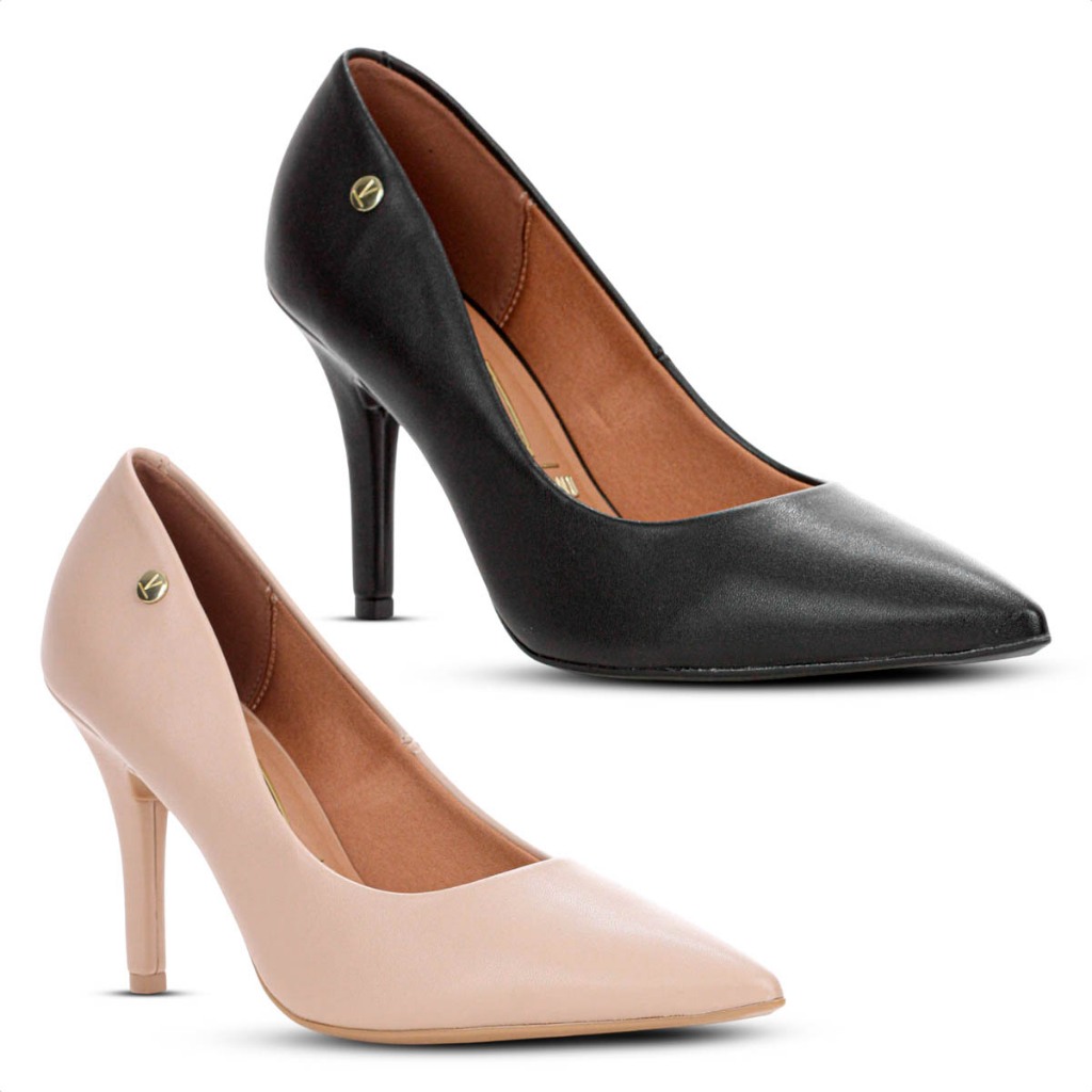 Scarpin Feminino Salto Alto Confortável Elegante Vizzano Sapato Social Moderno