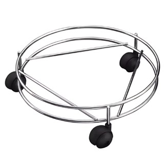 Suporte Para Gás Botijão Com Rodinha Cromado Aço Inox 20 kg Reforçado Grande Pequeno em Oferta na Shopee