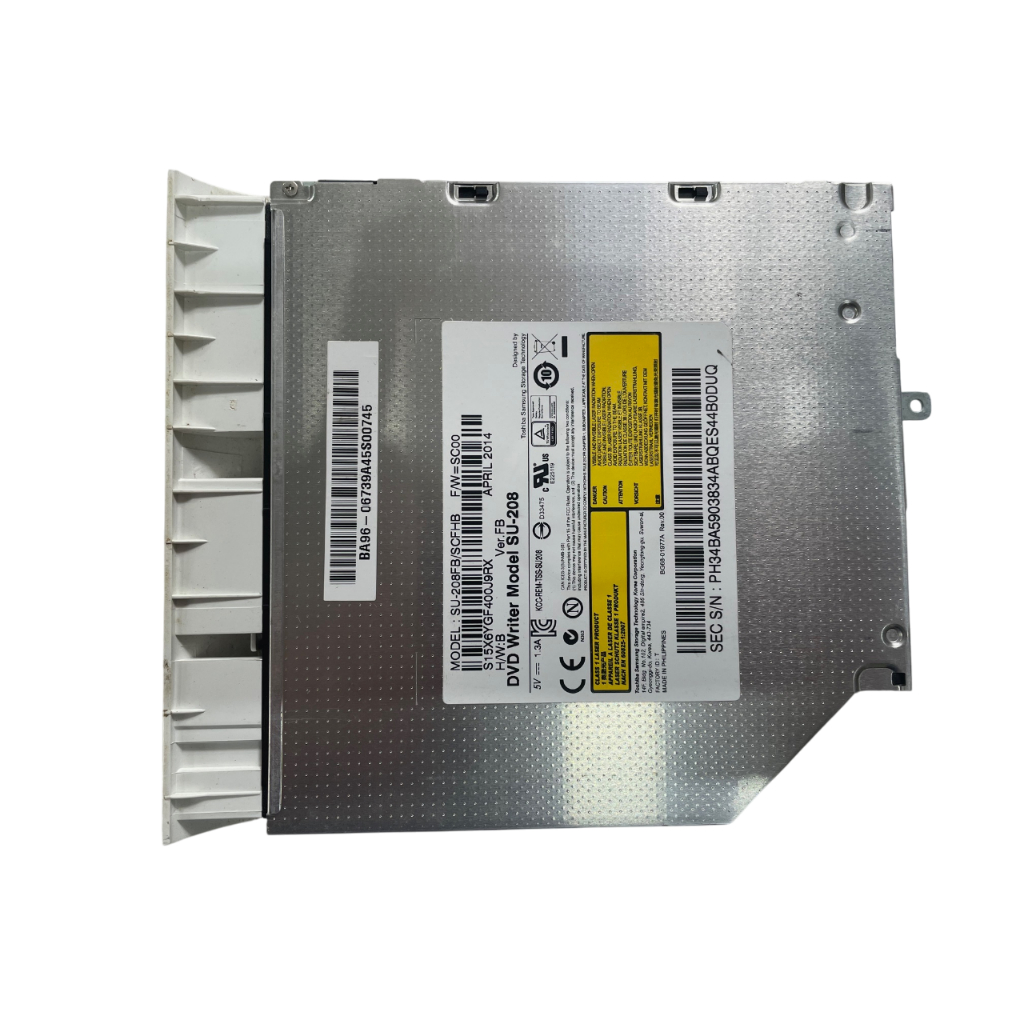 Gravador Drive Cd Dvd Slim  Notebook Samsung Np270e5g Kdwbr Branco