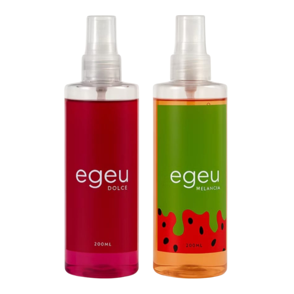 Kit 2 Body Splash Feminino Egeu Melancia + Egeu Dolce - 200ml