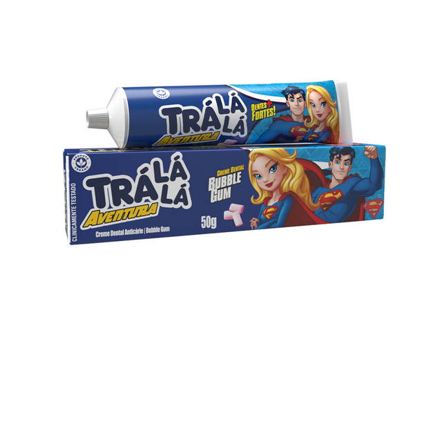 Creme Dental Trá Lá Lá Kids - Bubble Gum (50g)