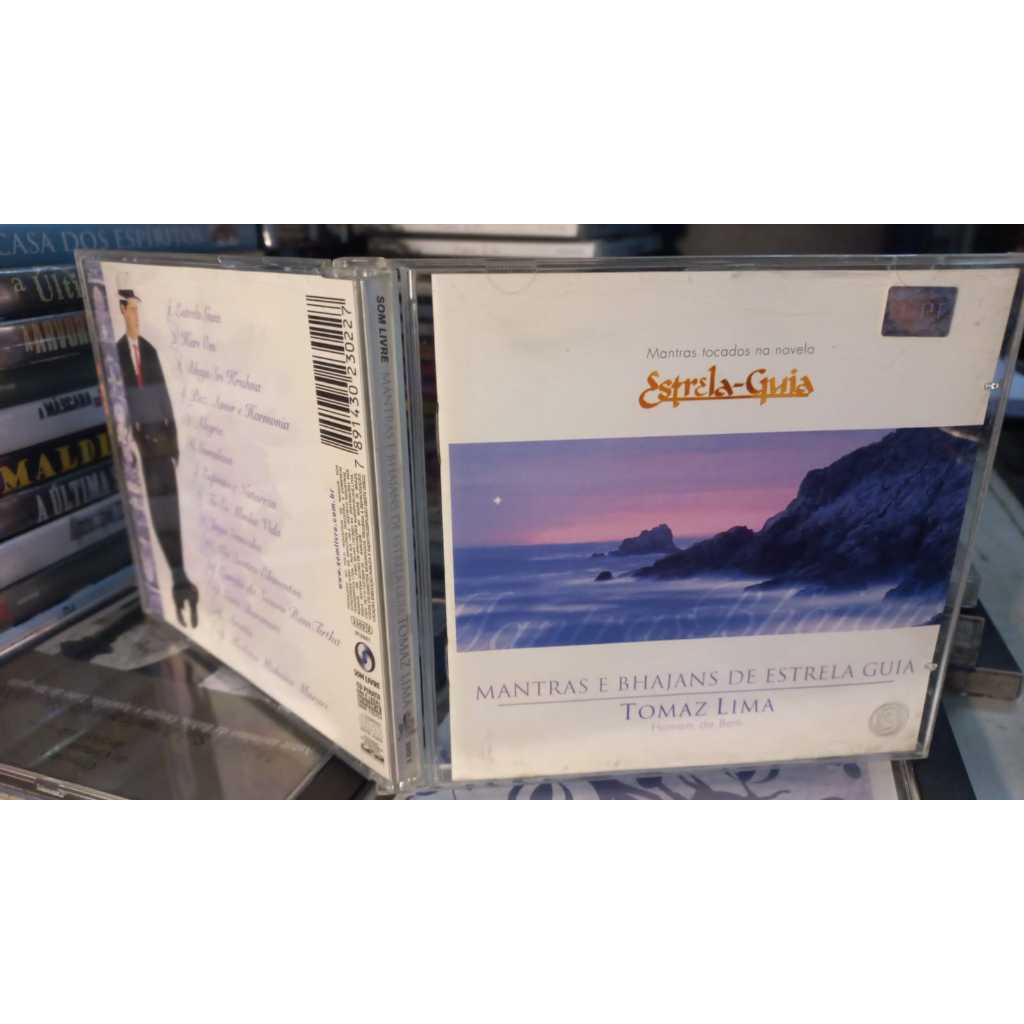 cd mantras e bhajans  tocados na novela estrela guia Globo  - Tomaz lima Homem do bem - Som Livre