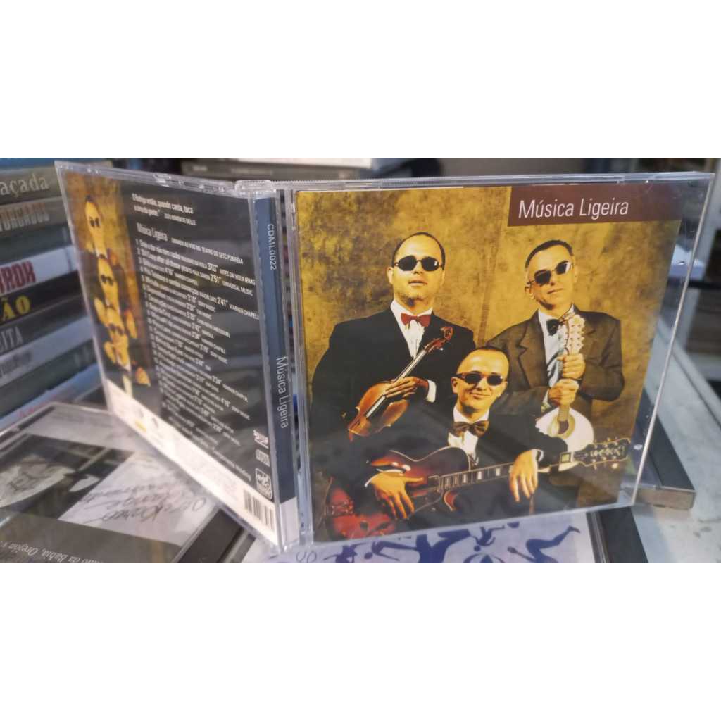 Cd Musica Ligeira -Excelente -AA2000 Zuza Home de Mello João Paulo Diniz