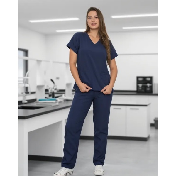 PIJAMA CIRÚRGICO/BLUSA SCRUB FEMININO PRIVATIVO HOSPITALAR ESTETICA ENFERMAGEM 10