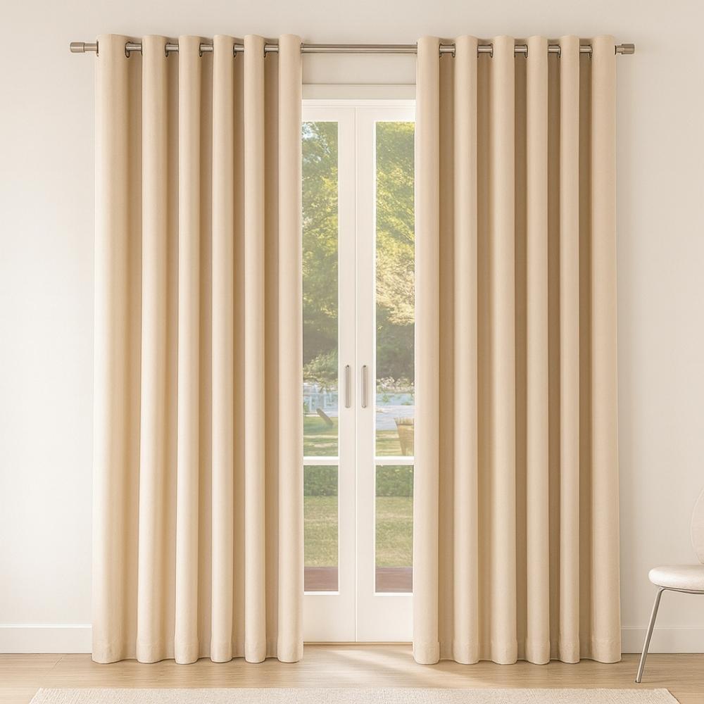 Cortina Blackout em Tecido Premium Corta Luz Blecaute Bloqueia 90% da Luz Qualidade Para Sala Quarto