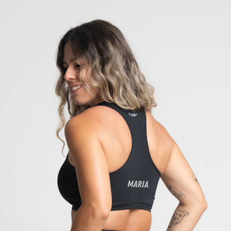 Top Nadador Flowfit Personalizável - Academia, Fitness, Poliéster Premium com Forro