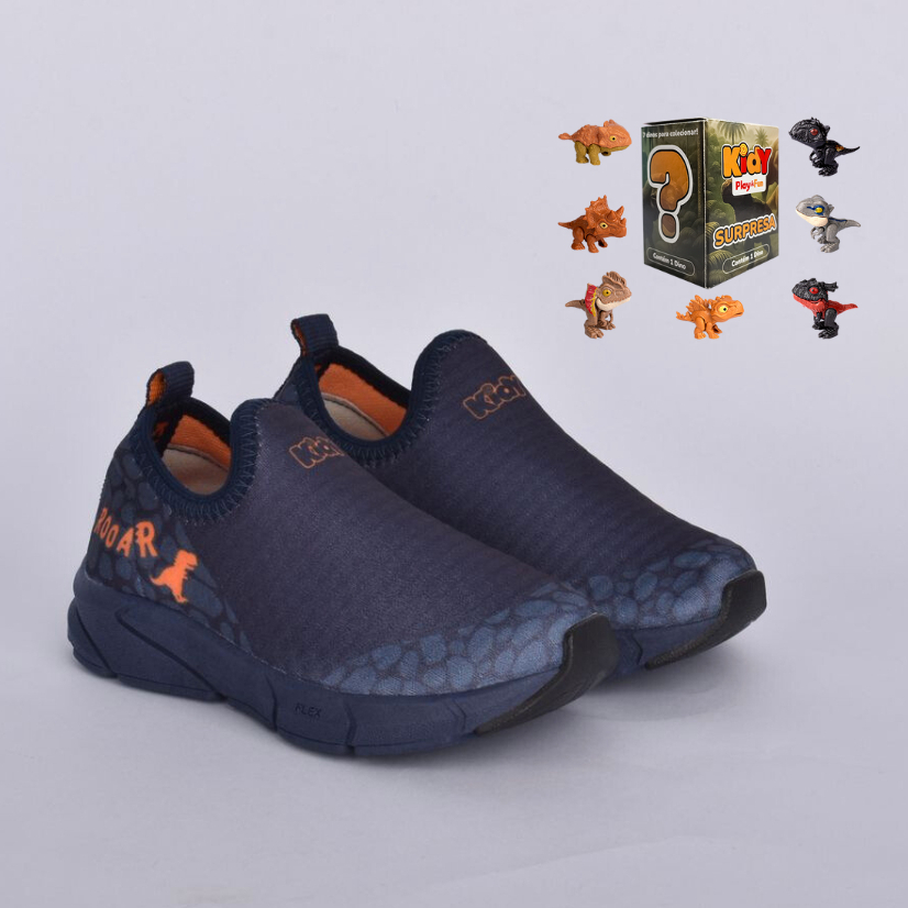 Tênis Meia Infantil Menino Kidy Energy Baby Respitec  Slip On Estiloso Confortável Macio Leve