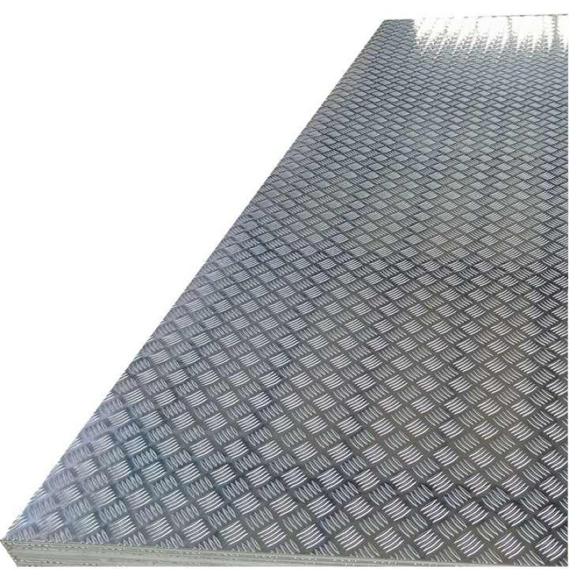 Chapa de alumínio xadrez 1 m x 50 cm x 1.2 mm de espessura