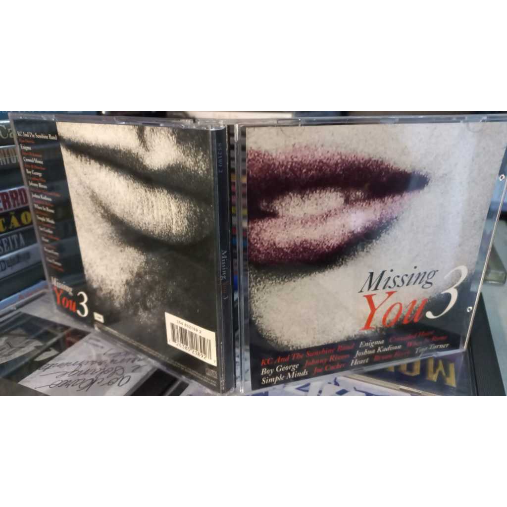 Cd Missing You 3 Trilha Sonora Otimo Estado(novo) joe cocker tina turner josua jonny rivers boy george enigma