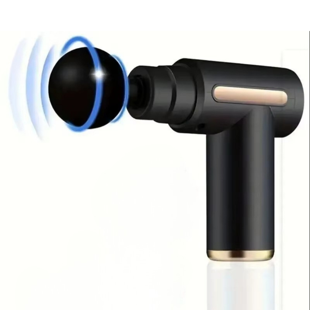 Pistola De Massagem Eletrica Profissional Massageador Cabeça Portatil Corporal Muscular