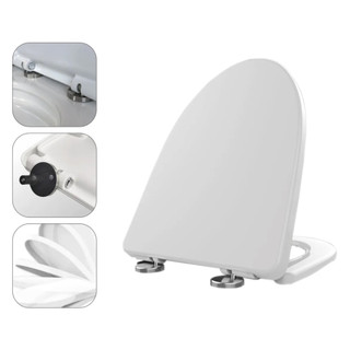 Assento Sanitário Inowar Fechamento Suave Soft Close Modelo Plezi Cor Branco - Pronta Entrega Oi