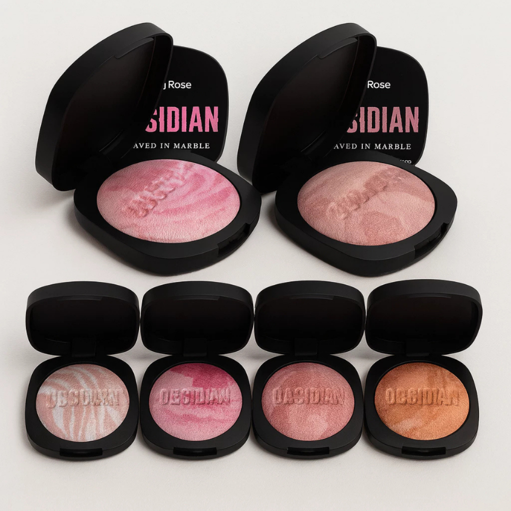 Marble Blush Carved Multifuncional Cintilante Coleção OBSIDIAN BY RUBY ROSE com Pigmentação Intensa e Longa Duração em Oferta na Shopee