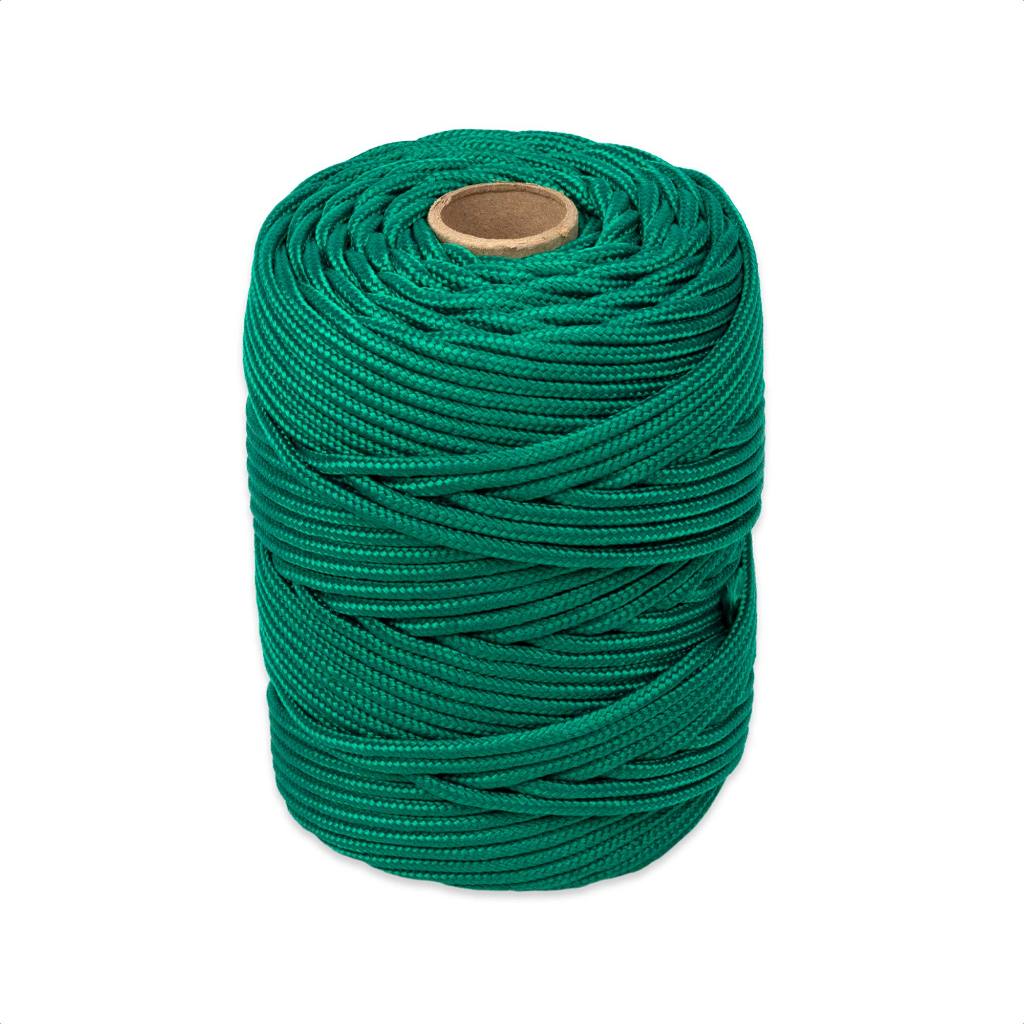 Corda Náutica 4mm Polipropileno Trançado com Alma para Selaria, Artesanato, Arreios, Cabrestos